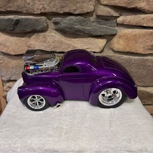 Purple muscle machine diecast with Chrome‎ Engine.